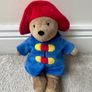 Rainbow Designs My First Paddington Bear approx. 9 Plush Lovey Blue Coat Red Hat 2015 Used Please see pictures Image 9