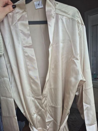 Champagne silk gowns