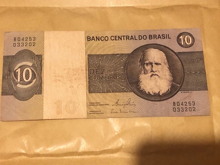 10 Cruzeiros 1970-1981 Brazil