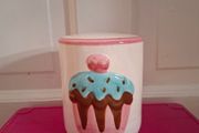Ceramic cupcake piggy bank