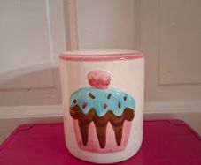 Ceramic cupcake piggy bank