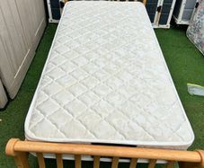 Matching Pair Of Identical Wooden Sleigh Single Bed Frames - Can Deliver