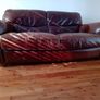 Two Seater Italian leather sofa Image 4