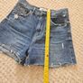 Cut-off denim jean shorts size 8 Image 3