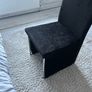 black glass table and chairs Image 5