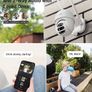 Security Camera Outdoor 3MP, PTZ Outdoor Camera (9X Zoom),360 Degree CCTV Camera WiFi Camera with Motion Tracking, Two-Way Talk,15m Color Night Vision, Siren Alarm (FREE SHIPPING) Image 2