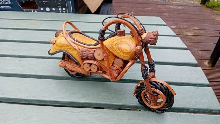 Wooden Motor Bike