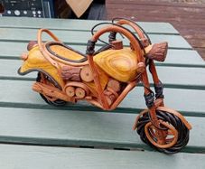 Wooden Motor Bike