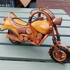 Wooden Motor Bike