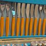 Vintage Sheffield England Stainless Steel Dining Set For Six Image 2