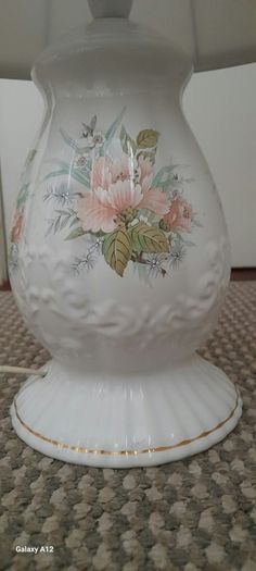 Staffordshire pottery vintage lamp