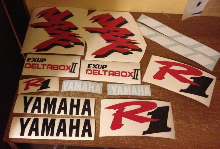 yamaha r1 decal set