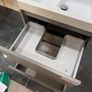 Crea 500mm Wall Hung Unit and Basin Matt Grey w/ Tap Image 3