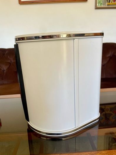 Brabantia Roll Top Bread Bin Countertop Storage Box White Mid Size