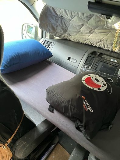 German Quality Cab Child Bunk for VW T5 /T6 camper van Ford transit Custom and Vango kids sleeping bag