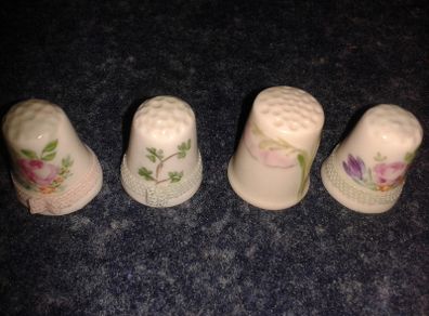 Irish dresden bone china thimbles