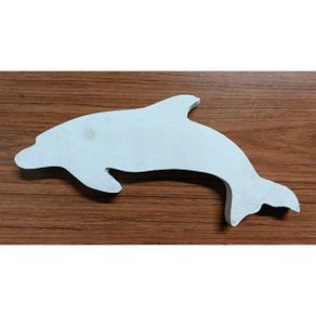 Handmade Wooden Dolphin Small Painted KAS388