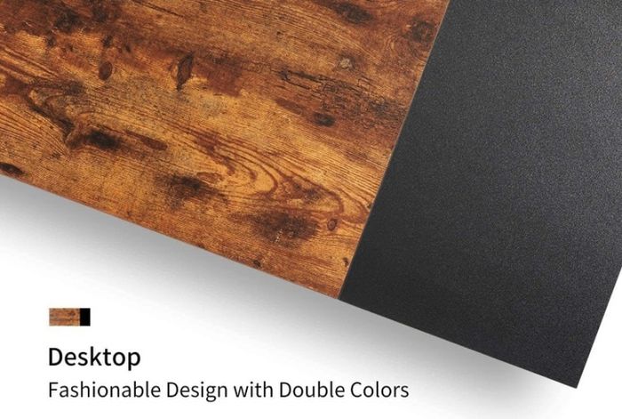 Computer Desk, Office Work Desk for student and worker, Writing Desk with drawer and Headphone Hook, Laptop Table with shelves, Modern Style Desks for Bedroom, Home, Office 100x50x75cm (FREE POSTAGE)