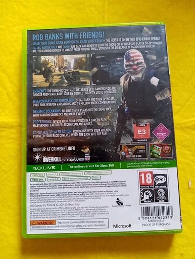 Payday 2 Xbox 360 games Original