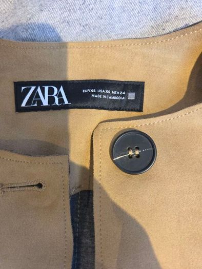 ladies Zara faux suede jacket