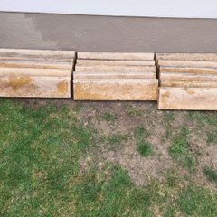 Sandstone Lawn Edging, Concrete