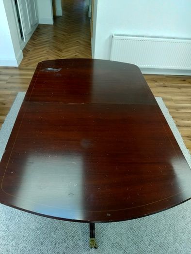 Mahogany Pedestal Dining Table