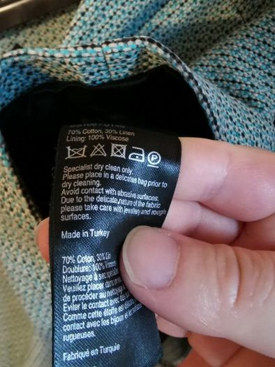 Karen millen cotton mix skirt UK 10