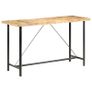 Bar Table 180x70x107 cm Rough Mango Wood Image 9