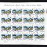 2005 Ireland Ryder Cup Commemorative Stamp Sheetlet Plate 1B1B1B1B Fine CDS Used with Dublin cancel of 27th September 2005 (First day of issue) on envelope extract. Image 4