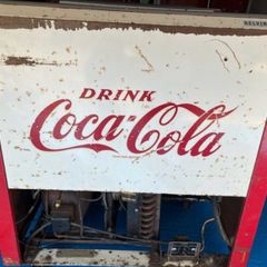 Coca Cola Vintage Cooler Fridge 60's