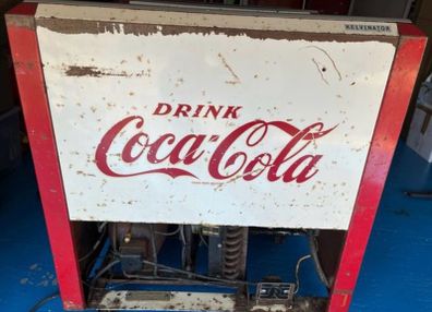 Coca Cola Vintage Cooler Fridge 60's