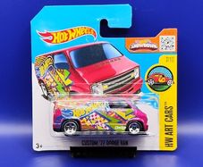 2016 Hot Wheels Custom '77 Dodge Van, new.
