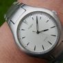 Timex Men's Wristwatch Water Resistant 50 Meters Stainless Steel Back Silvertone Image 3