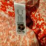 Asos Printed Crepe Midi Skirt features an orange ditsy floral print and a button down front. New with Tags Image 5