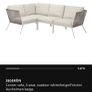 Ikea Segeron outdoor garden corner couch Image 9