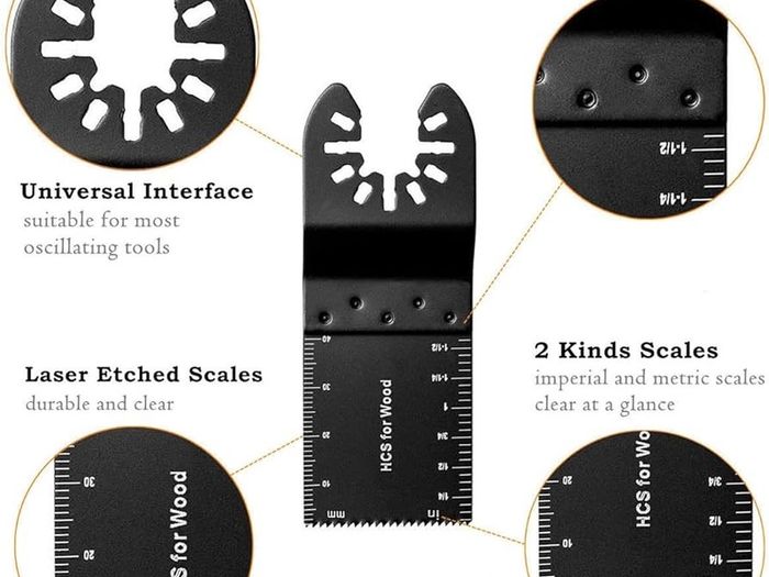 NEW SALE | Oscillating Saw Blades, 20 Pcs Universal Quick Release Multitool Blades for DeWalt Craftsman Bosch FEIN Ridgid Makita Milwaukee