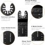 NEW SALE | Oscillating Saw Blades, 20 Pcs Universal Quick Release Multitool Blades for DeWalt Craftsman Bosch FEIN Ridgid Makita Milwaukee Image 2