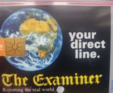 The Examiner callcard
