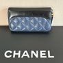 chanel Gabrielle Navy black Small zip wallet Retail 990 Euro Image 3