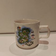 Carridhoun Pottery Map of Ireland Mug Vintage