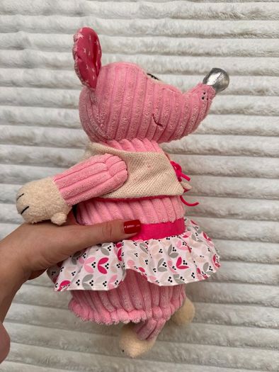 Plush Deglingos The Mouse Original Poppies approx. 29 cm. Used Please see photos