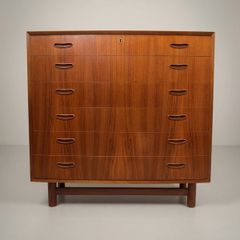 Exceptional Mid-Century Modern Danish Teak Chest of Drawers
