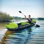 Kayak with aluminium double paddle Image 3