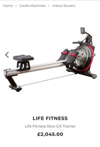 Life Fitness Row GX Trainer