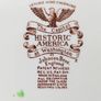 Genuine hand engraved plate "The Capitol at Washington" of the series Historic America by Johnson Bros.  England   size 19.5x19.5cm Image 4