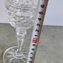 Lovely Galway Single White / Cherry Wine Glass. Image 3