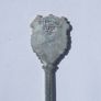 ISCON STEEL (Durgapur, India) - a rare commemorative enamelled silver spoon (c.1956). Hand-made. Image 4