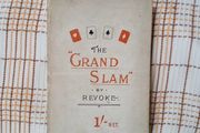 The Grand Slam by "Revoke" - scarce Bridge card game book