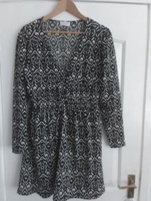 Dress/V-Neck Floral Dress: by SAVIDA .. Price Drop
