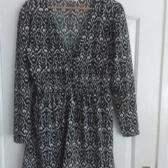 Dress/V-Neck Floral Dress: by SAVIDA .. Price Drop